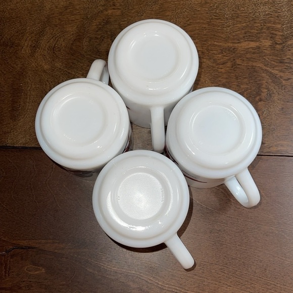 4 cups w/ Cardinals Blue Birds Red headed woodpecker - Picture 9 of 12